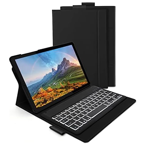 Illuminated Bluetooth Keyboard with Case for Samsung Galaxy Tab S5e 10.5 2019 (SM-T720/T725) Cover