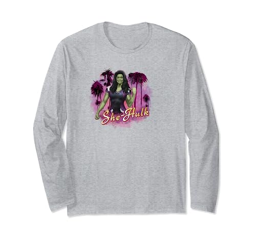 T-shirt manches longues She-Hulk Marvel pour vos moments de détente et soirées séries