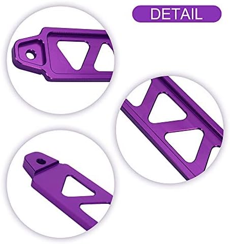 Miniatura 7 de TOMALL Soporte de amarre de batería para automóvil de aleación de aluminio Soporte de montaje de batería Accesorios de bloqueo para Honda Civic