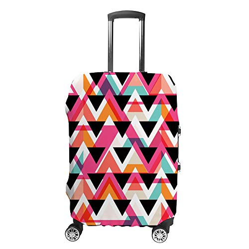 Housse de protection pour valise élastique et lavable CHEHONG motif triangle