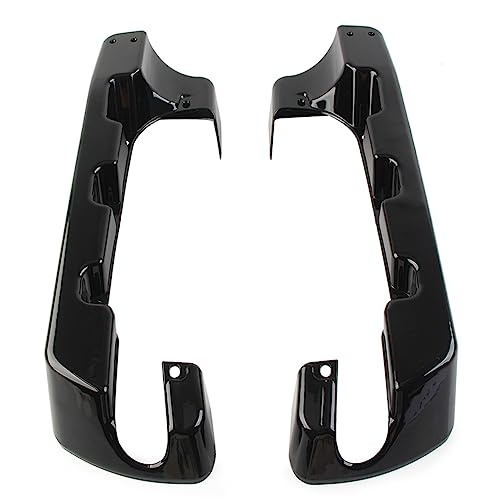 Extensiones de Alforjas Duraderas de 4 pulgadas para Harley Touring 2014-2022, Negro Vivo miniatura 6