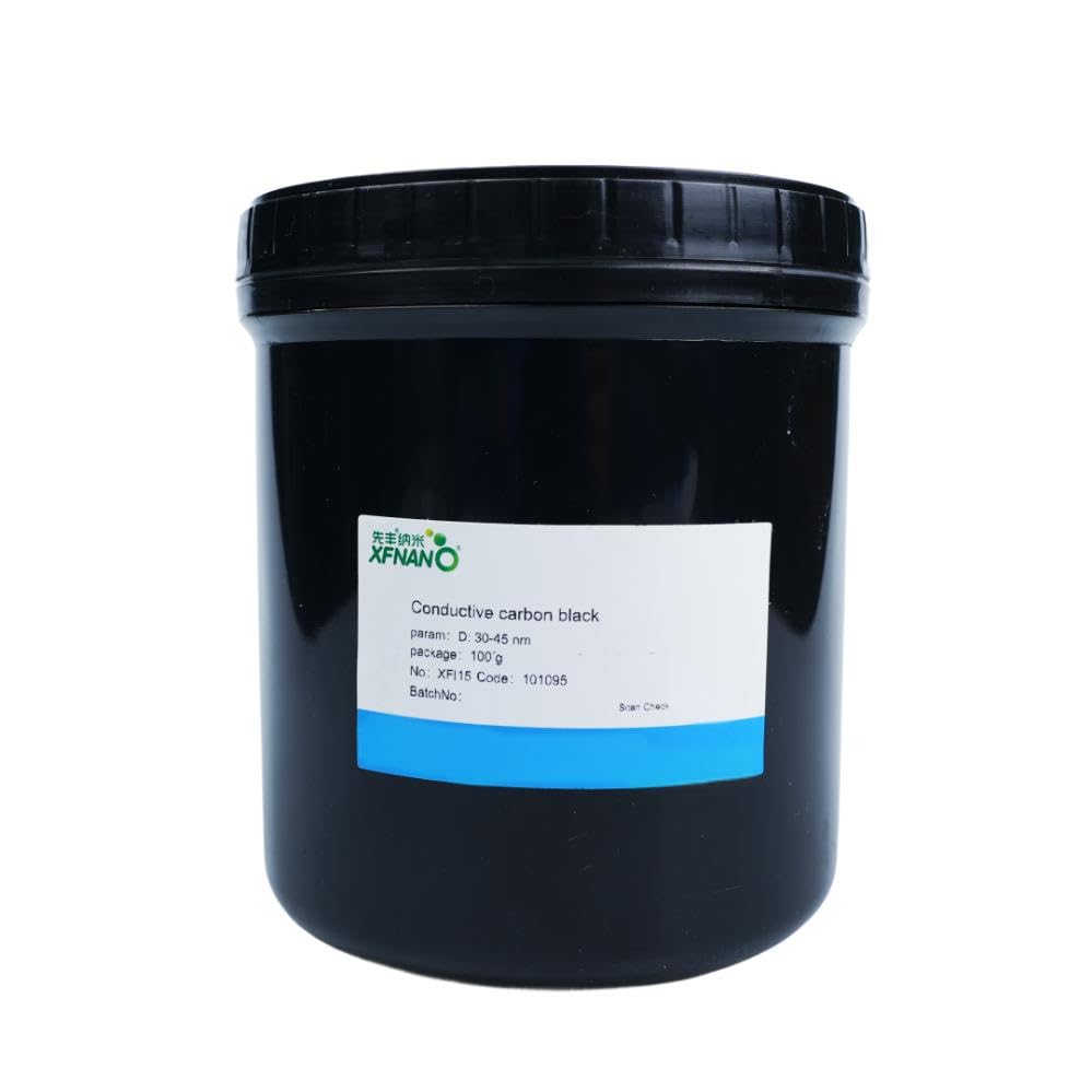 Conductive Carbon Black Nano Powder 23nm Nanoparticles-Same Day Priority Shipping