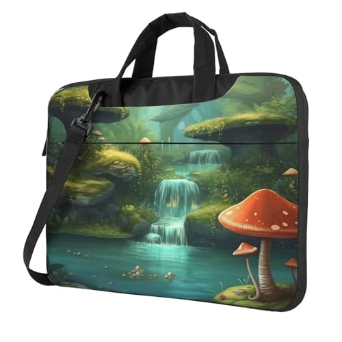 Sac à bandoulière ordinateur 15,6 pouces aux finitions soignées et design onirique