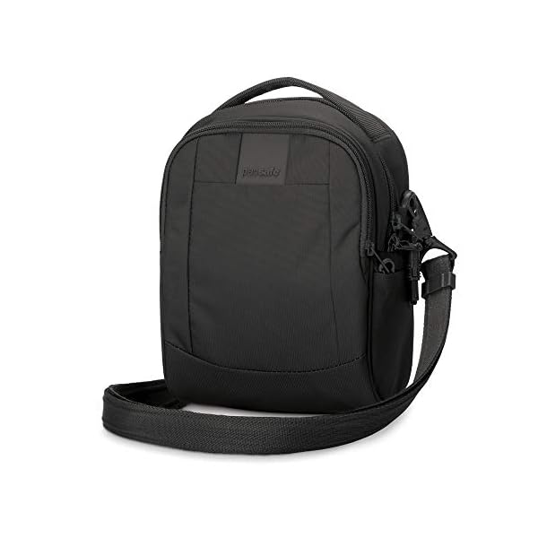 Pacsafe Metrosafe LS100 3 Liter Anti Theft Shoulder Bag - Fits 7 inch Tablet, black