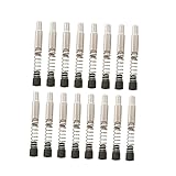 VILLFUL 50 Stück Teiliges Edelstahl Federdruckstifte für Fassadenmontage Federbelastete Plunger mit Rostfrei Langlebig Mechanisches Zubehör für Glasrahmen und Industrieanlagen