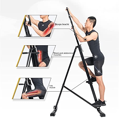Image of Vertical Climber, Foldable Climbing Machine /Aerobic Exercise with LCD Monitor, 330LBS Weight Capacity Sturdy for Full Bo