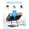Metfut Laptop Cooling Pad with Detachable Fan & Cooler, Adjustable Height & Angle, 360 Rotation Base, Ultra-Quiet, Carbon Steel Framework for MacBook, ASUS, Dell 10-16 Laptop for Tablet, DJ Mixer
