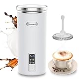 Milk Frother, 6-in-1 Electric Milk Frother and Steamer, 8.5oz/250ml Hot and Cold...