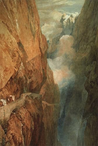 Tableau Turner le passage du Saint-Gothard pour décoration chambre