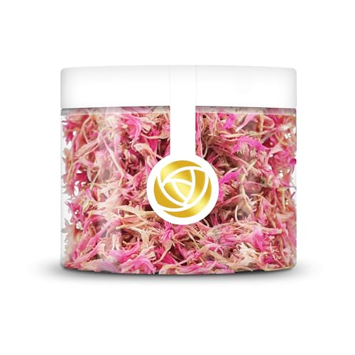Rosie Rose essbare rosa Kornblumenblüten 6g getrocknete Kornblumen Deko als Tortendeko natürlich & geschmacksneutral zum kochen für Tee Cupcakes Salate und Torten-Dekoration