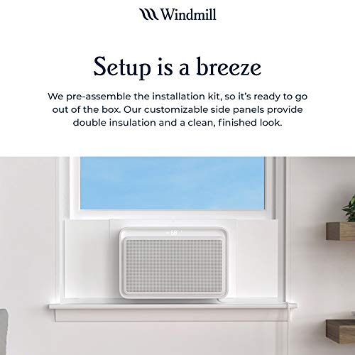 Windmill Air Conditioner: Smart Home Ac - Easy To Install - Quiet - Energy Star Efficient - Side Insulation - Auto-Dimming Led Display - App And Voice-Enabled - 8,300 Btu #TOP5
