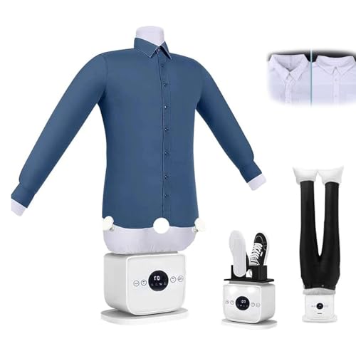 Aironixs ironing machine, Airolume Shirt Iron, 2026 Upgrade Touch Type Humanoid Automatic Ironing Machine 3.0, Automatic Hot Air Dryer & Iron, for Any Fabric Type Clothing & Shoes (1pcs)