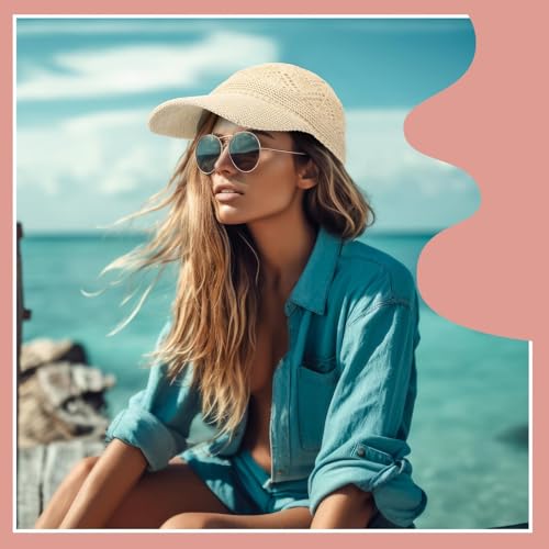 Image of Hercicy 2 Pcs Baseball Cap for Women Knit Mesh Trucker Hats Summer Breathable Outdoor Ballcap