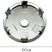 WNMASS 4 Piezas 60mm Tapas de Cubo de Centro de Rueda para...