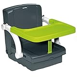 Rotho 7290005562730 kidskit Hi asiento con creciente asiento elevador, Gris/Apple verde/blanco