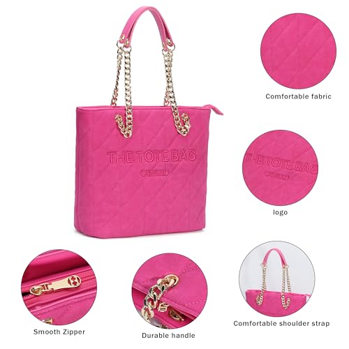 Image of Chinllo Tote Bag for Women, Medium Top Handle Handbags Purse