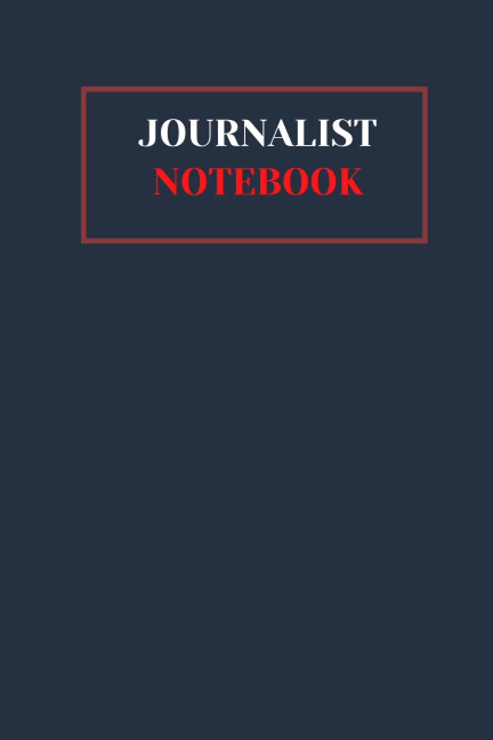 Journalist Notebook: Funny Notebook For The Awesome Journalist And Reporter Who Loves To Have Fun nice gift idea for Reporter