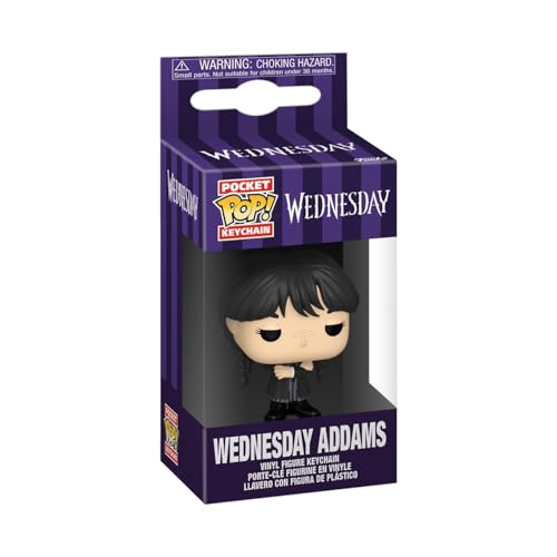 Funko Pop! Keychain: Wednesday Wednesday Mini Figurine en Vinyle à Collectionner Porte clés Fantaisie Cadeau de Noël Idée de Cadeau - vue 2