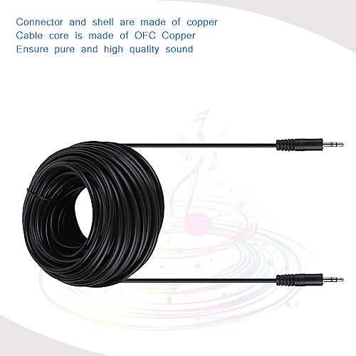 Cable de audio Jack 3.5mm macho a macho 30m miniatura 4