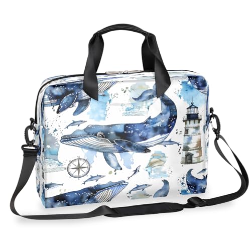 Maletín para laptop 13-16 pulgadas impermeable diseño acuarela