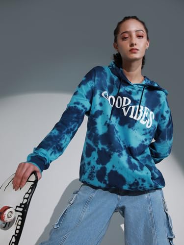 Image of Hubberholme Women Multi Cotton Long Sleeves Regular Hood Sweatshirts HHWSSW23901