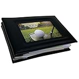 Golf Scorecard and Photo Album (Black)