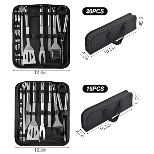 Set de Parrilla para Exterior, 18 Piezas Acero Inoxidable miniatura 2