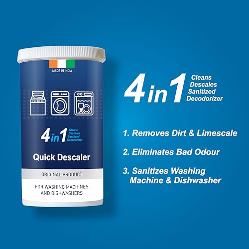Descaler For Washing Machine Front Load and Top Load, Washing Machine Cleaning Powder, Descaling Powder For Washing Machine, Drum Cleaner For Front Load (250 g),