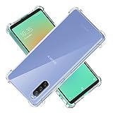 Nutmeg Xperia 10 IV 用の ケース クリア 四隅强化保護 SO-52C SOG07 カバー スマホケース 耐衝撃 透明TPU 軽薄 スマホカバー 高い透明度 携帯に便利 指紋防止 黄変防止 落下防止 耐衝撃 傷つけ防止 エクスペリア 10IV 保護ケース