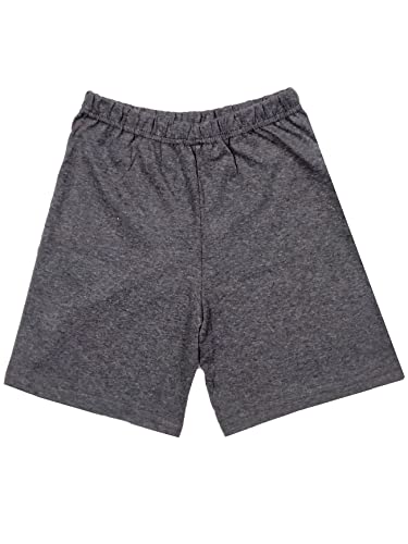 Image of IndiWeaves Kids Pure Cotton Solid Shorts /Hot Pant for Boys and Girls - Regular Fit [Pack of 3] Navy Blue, Dark Grey, Black
