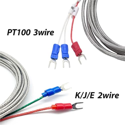Sensor de temperatura tornillo M6 tipo termopar RTD con cable de 2M 6