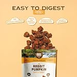Smart Cookie Healthy Soft Dog Treats - Rabbit & Pumpkin - Grain Free Limited Ingredient Training Treats for Dogs with Sensitive Stomach & Allergies, Natural Novel Protein, Made in the USA (5oz.) - Image 4