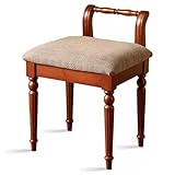 【Utilisations multifonctionnelles】Ce tabouret de coiffeuse de meubles de chambre a été fini avec des détails exquis et un design élégant pour être facile à fondre dans votre chambre, qu'il s'agisse d'un style contemporain ou traditionnel, comme tabouret de piano ou tabouret à langer.