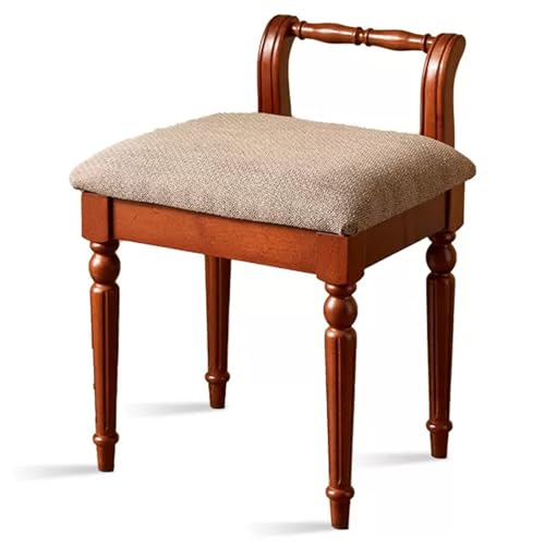 Silla de maquillaje acolchada resistente hasta 240 libras sin respaldo