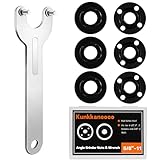 7PCS Angle Grinder Nut Angle Grinder Wrench Kit，5/8-11 Flange Metal Lock Nut, Compatible with Milwaukee, Dewalt, Ryobi, Bosch, Metabo, Makita1, Black Decker 4.5