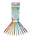 CRAYOLA Colours of Kindness Pencils Age 3+ - Assorted Colours (Pack of 12) | Colours That Represent Good Feelings | Ideal for Kids Aged 3+, pastel-coloured