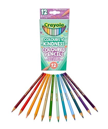Crayons de couleur Crayola Colours of Kindness pour dessin et loisirs