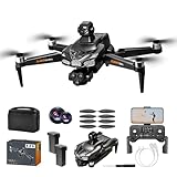 5G FPV Drone with Camera for Adults 4K & 8K, GPS Brushless Motor with 3-Axis Gimbal & 360° Obstacle Avoidance, 60min Flight Time, 5KM Long Range Transmission, Foldable RC Drone with Auto Return Home