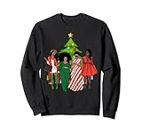 Melanin Christmas tree black girl magic sistas