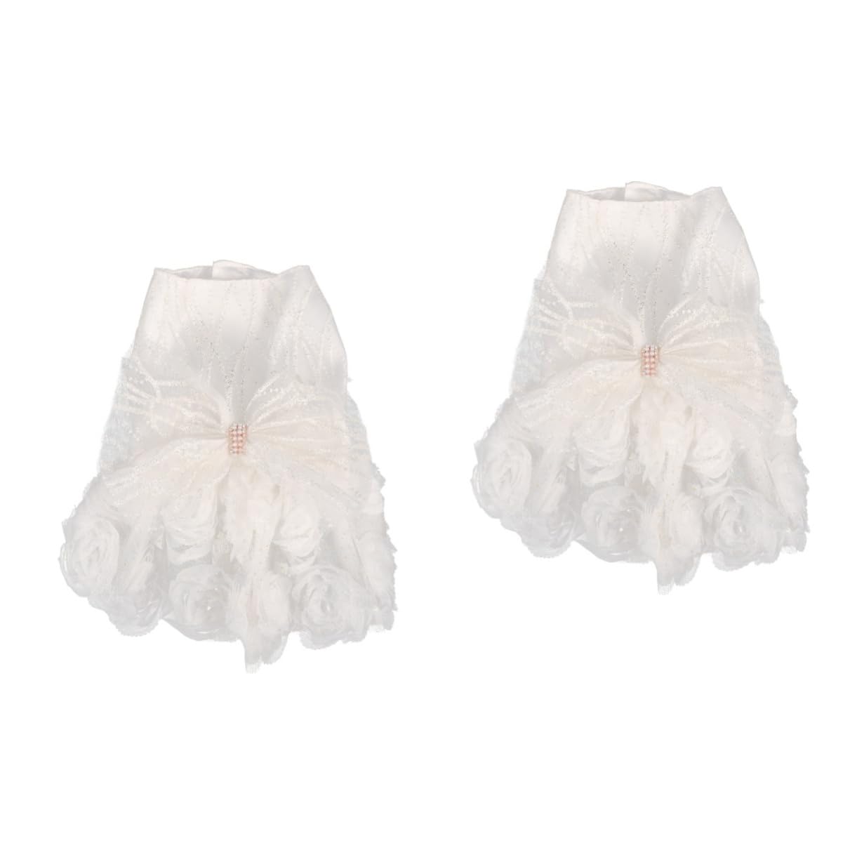 Robe de mariage pour chien tenue de fête confortable et facile à enfiler lot de 2