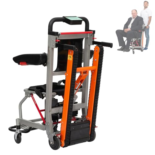 Kngiybo 電動階段台車 大型 階段のぼれる 速度や高さ調節可 安全 操作簡単 バッテリー駆動 折り畳み 多用途に使用 機器運搬 コピー機 冷蔵庫 家具 物流センター