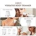 Lady Shavers for Women 3-in-1, Tiovara Painless Electric Razors Shaver IPX7 Waterproof Cordless Body Hair Trimmer Pubic Hair Removal with USB Charge Dock for Underarm Leg Arm Body Face (White)