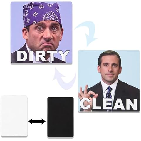saizone Double-Sided Clean Dirty Dishwasher Magnet Cover