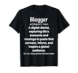 blogger slogan shirt Klassisch geschnitten, doppelt genähter Saum.