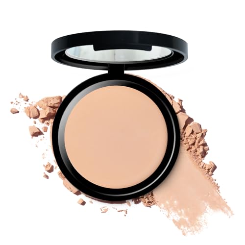 Image of BELLAVITA SPF 50 Compact Powder for All Skin Types | Matt Finish | Hide Pores | Long Lasting | Smooth Skin Texture | Full Coverage | Warm Sun