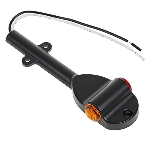 Partsam Set Red Amber Led Trailer Fender Bullet 3/4" Led Clearance Marker Light Left Right #TOP4