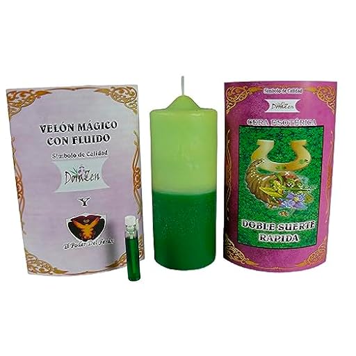 Velón fluido Doble Suerte - Ritual místico para atraer la suerte | Ya disponible en tu tienda friki favorita! En mundofriki.es!
