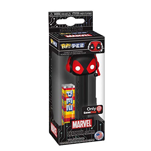 Funko Pop! Pez: Marvel - Deadpool (Gamer) Exclusive, Black & Red
