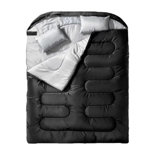 THE STYLE SUTRA® Double Sleeping Bag for Adults Mens with Pillow,...