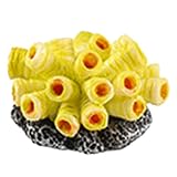 Aspetto squisito: eleva la bellezza del tuo acquario con questa decorazione liscia e luminosa in corallo, offrendo una sensazione realistica. Progettato con squisita fattura e realizzato in resina ecologica, imita le barriere coralline naturali e mostra un aspetto squisito.